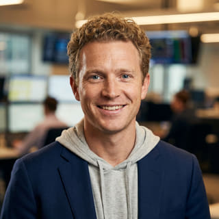 Ryan Brooks, listed as Lead Trading Analyst at Requindale, in a profile image
