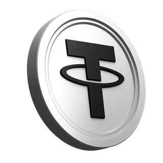 In the platform information section, a Tether USDT coin graphic